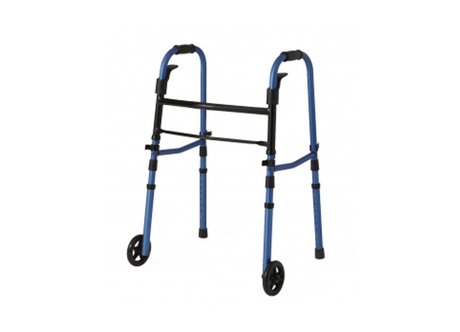 Bariatric Two-Button Folding Walker from Care flyer